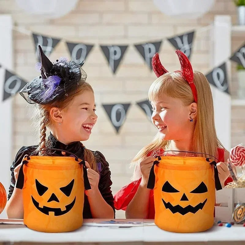 LED Halloween Trick or Treat Bucket